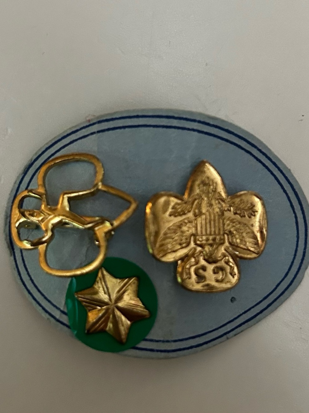 Vintage Girl Scouts of America GSA Brownie Pins